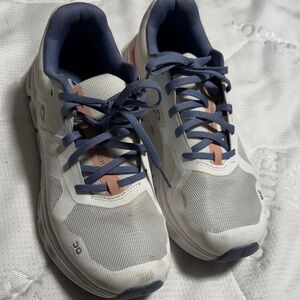 On Running Women's Shoes - White and Blue